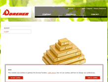 Tablet Screenshot of dreher-gmbh.com